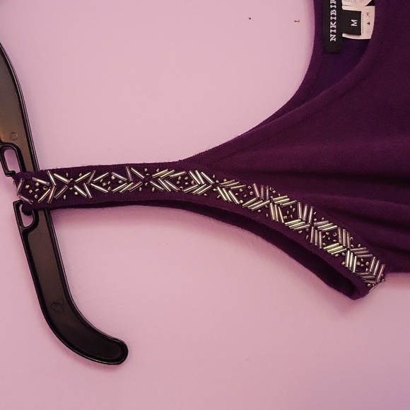 Knee Length Sweater Dress Cold shoulder dress - Picture 3 of 3